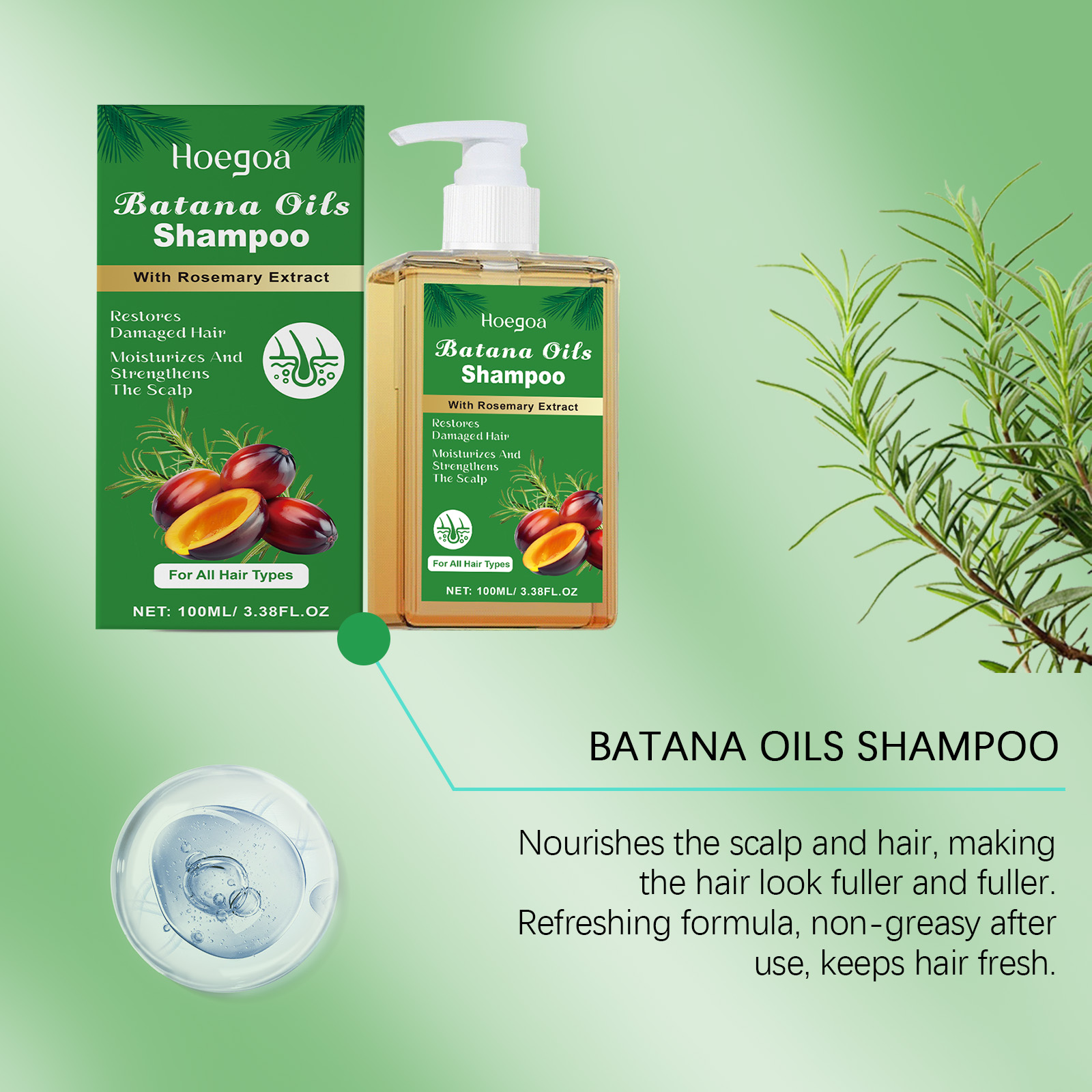 Shampoing à l'huile de Batana  - Hair Care Dandruff avis et prix