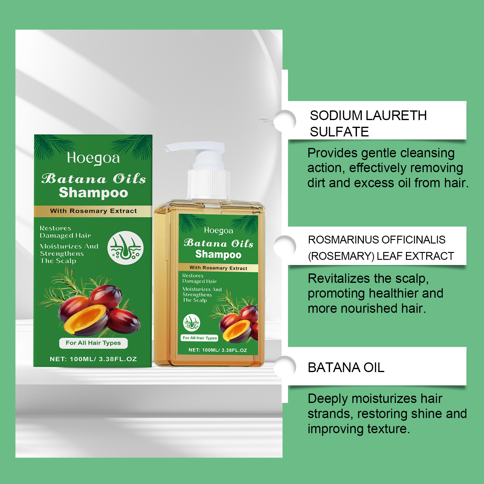 Shampoing à l'huile de Batana  - Hair Care Dandruff avis et prix